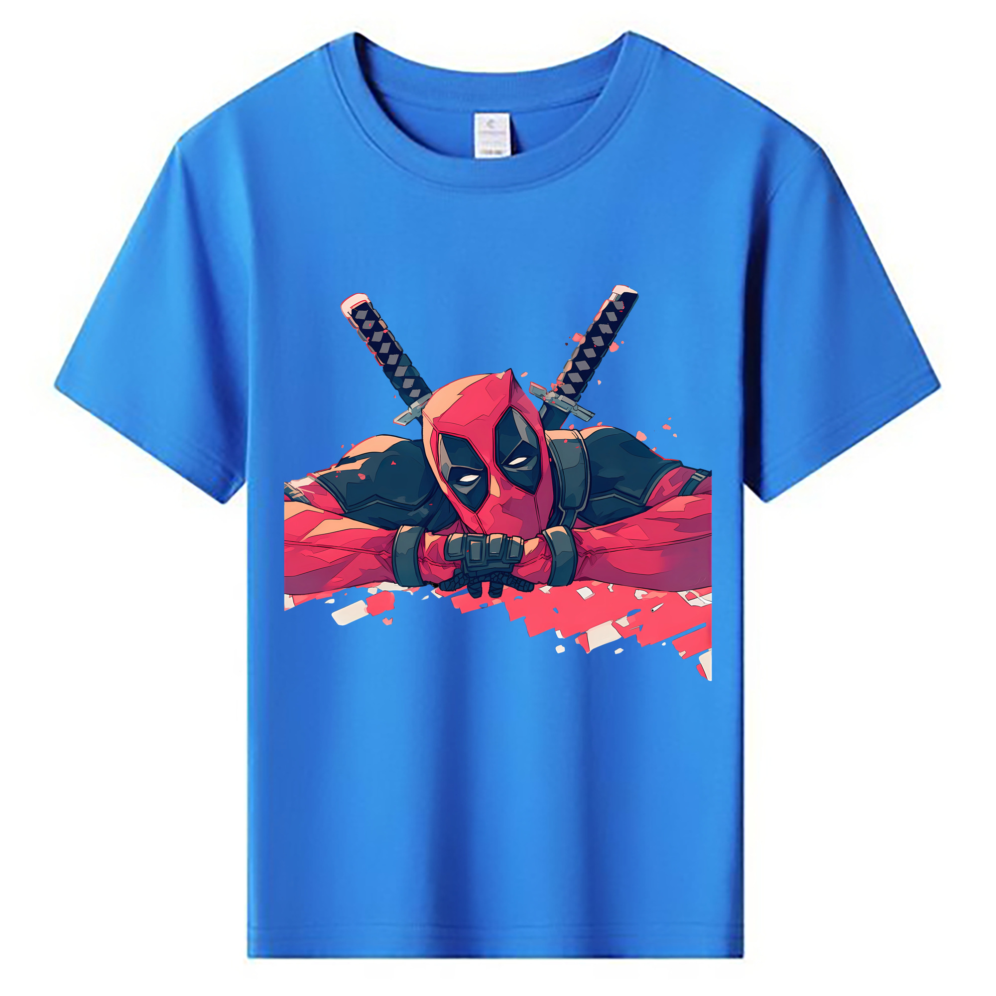 Deadpool デッドプール 綿100％キッズTシャツ（フロントプリント）